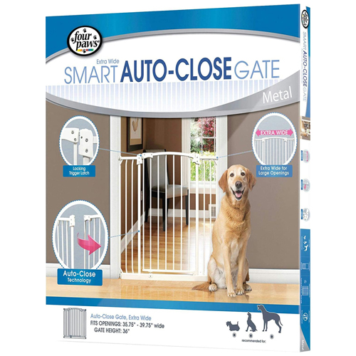 Four Paws Gate AUTO CLOSE 30-34X39H