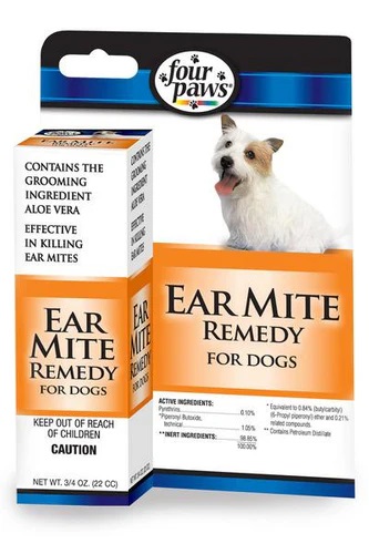 FourPaws Ear Mite Remedy For Dogs 0.75oz