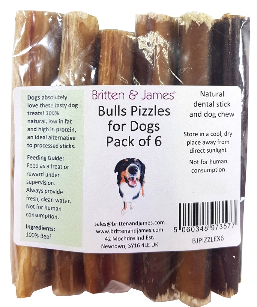 JR Bull Pizzles 12cm 6 PK