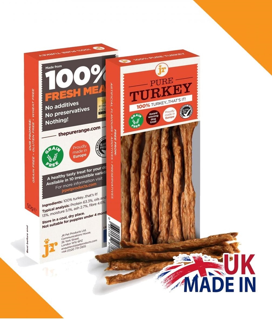 JR Pure Turkey Sticks 50g
