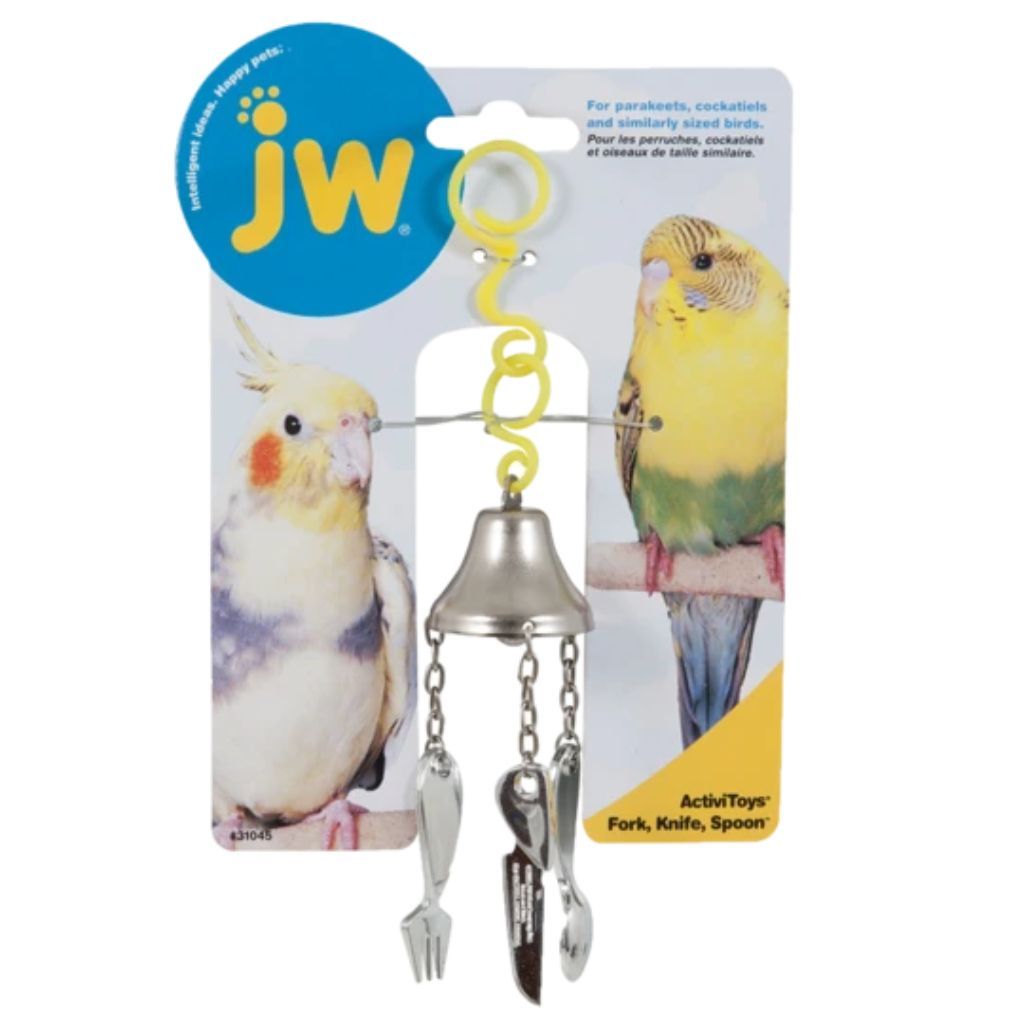 لعبة طائر شوكة/سكين/ملعقة من JWPet