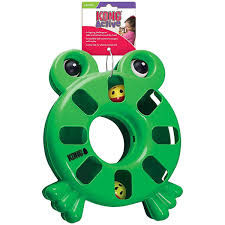 [035585334073] Kong Cat Active Puzzle Toy Frog