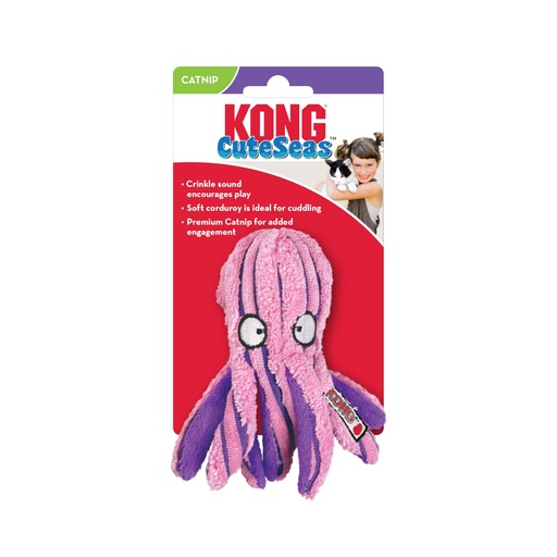 [035585334240] Kong Cat Cuteseas Octopus Toy