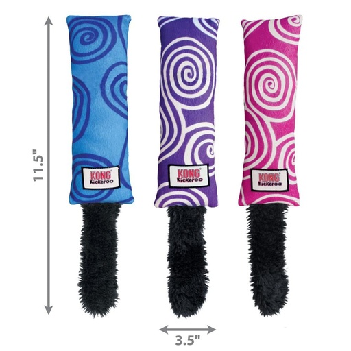 [035585055572] Kong Cat Kickeroo Swirl Pattern (CR5)