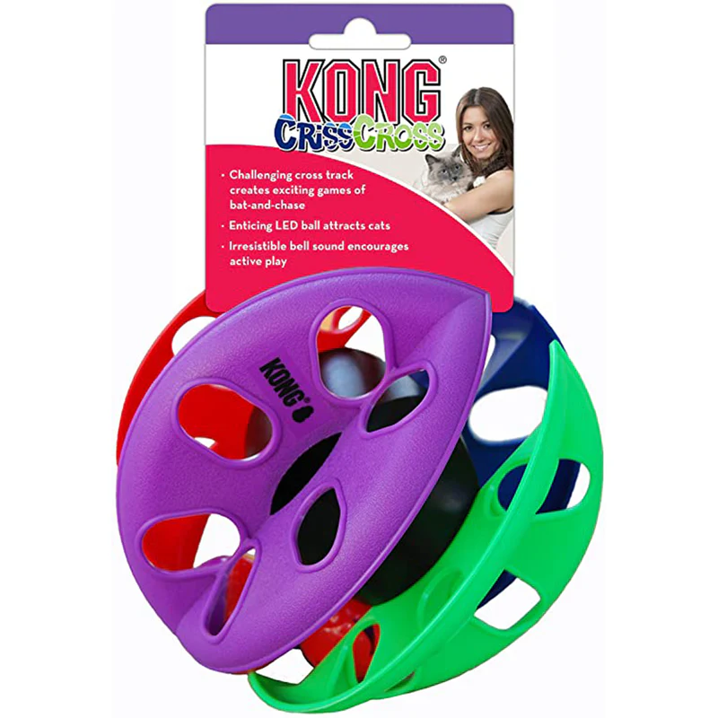 Kong Crisscross With Led Ball Medium
