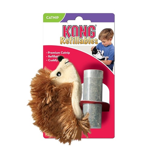 [035585011462] Kong Refillable Catnip Hedgehog Toy