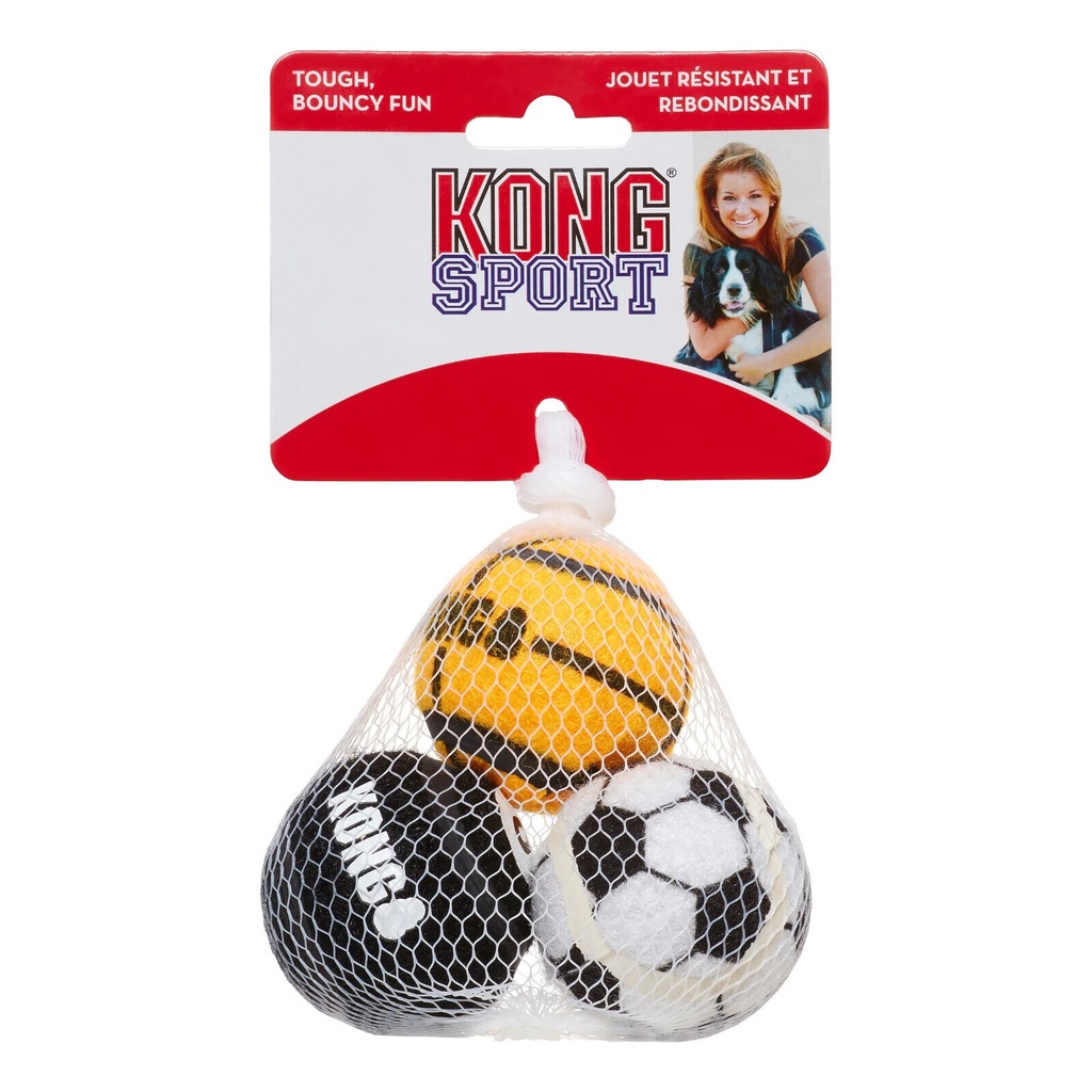 Kong Sport Ball Toy  - 3 pack