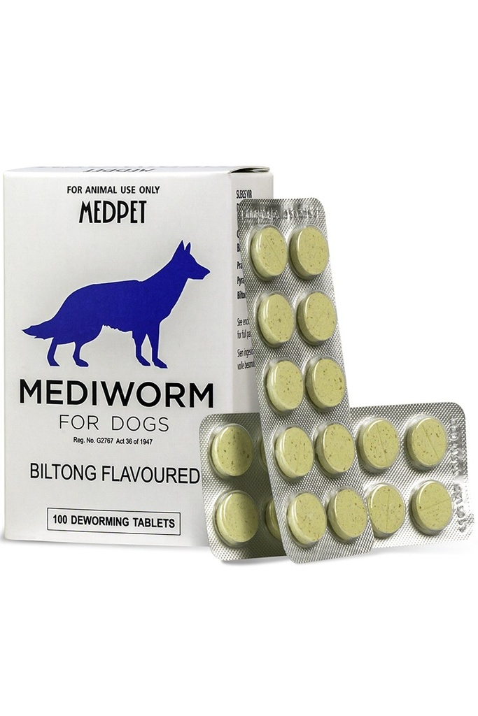 Mediworm Deworming Tablets For Dogs - 5 Tablets