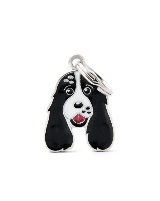 بطاقة تعريف أصدقاء ماي فاميلي - كوكر أسود وأبيض