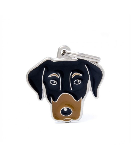 My Family Friends ID Tag - Doberman