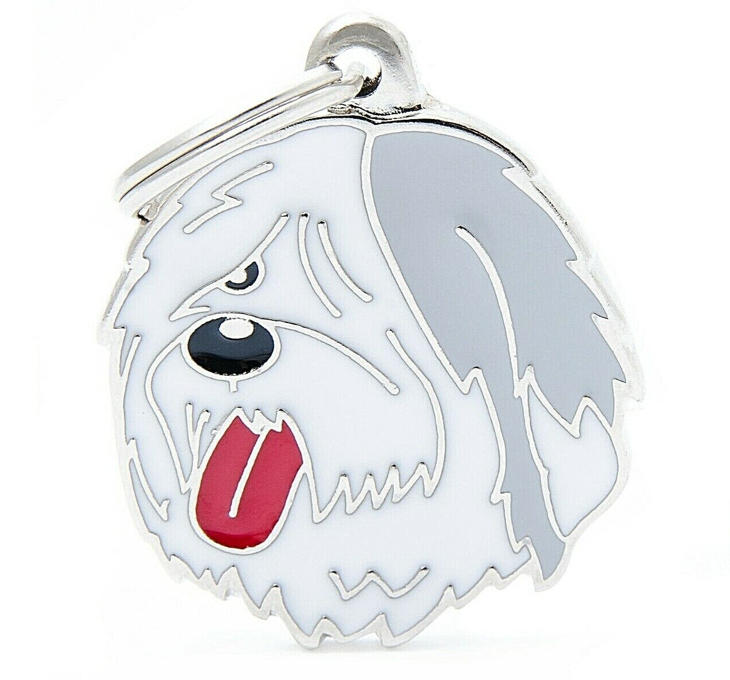 My Family Friends ID Tag - Old English SheepDog