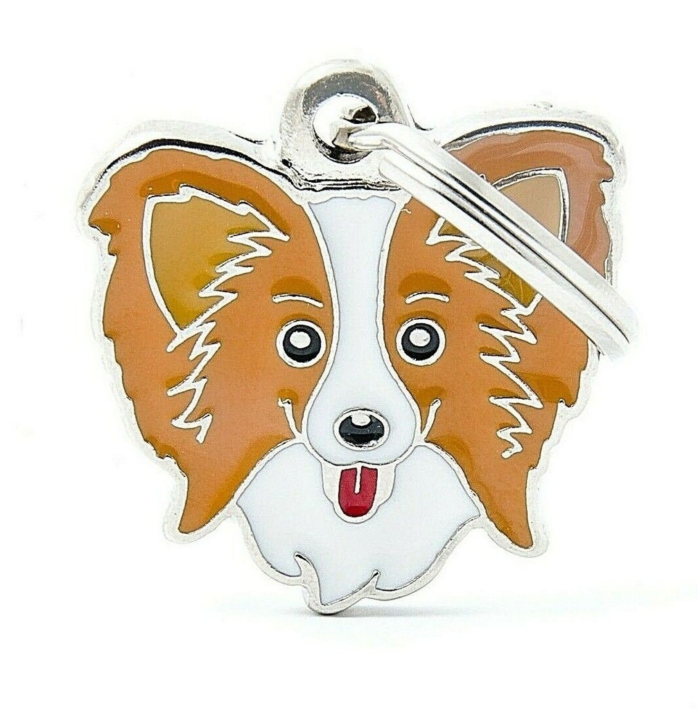 My Family Friends ID Tag - Papillon