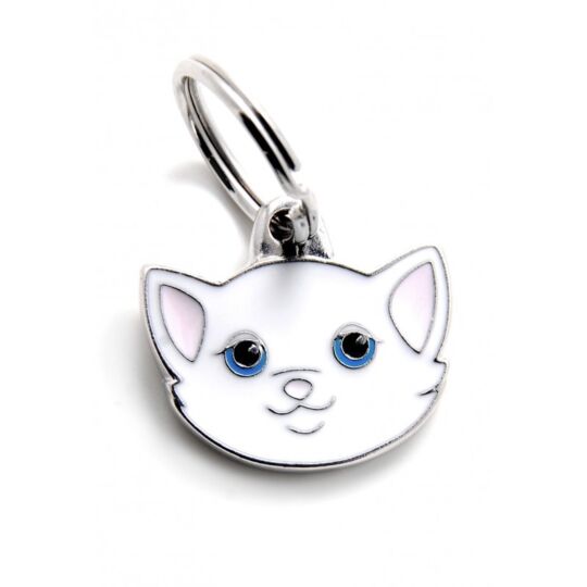 بطاقة تعريف عائلتي للأصدقاء - شورت هير أوروبي أبيض