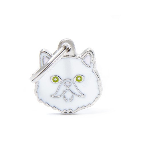 My Family Friends ID Tag - White Persian