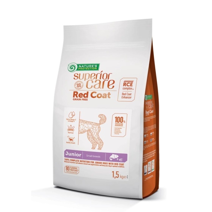 Nature's Protection Superior Care – Junior – Red Coat Small Breed – 1.5kg