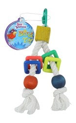 North American TOY BEADS/ROPE/BLK SQ 8IN