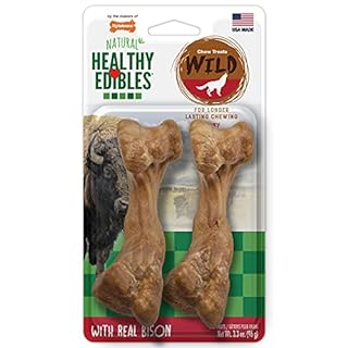 Nylabone Natural Wild Chew Bone With Baison 96g