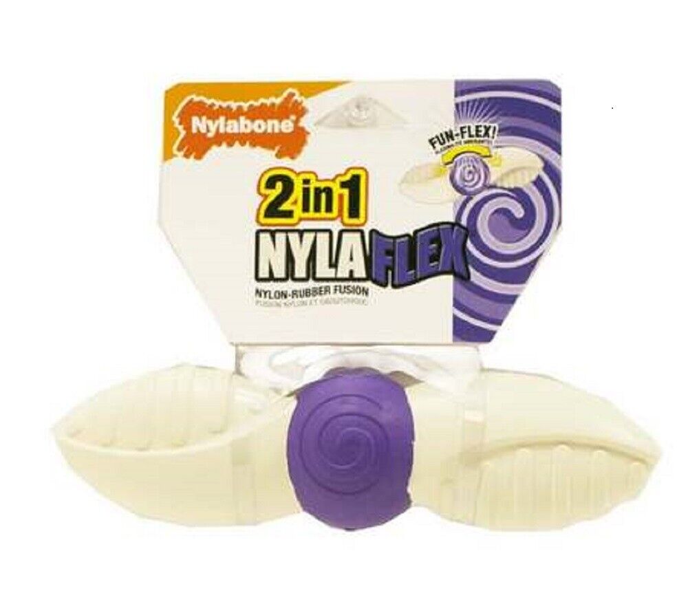 Nylabone Nylaflex  2-in-1 Propeller  Dog Chew Toy