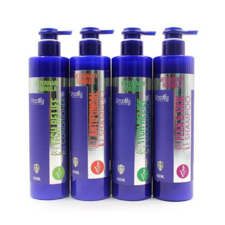 Purrify Veterinary Formula Multi-Pack 4 x 450ml – Ultimate Pet Care Bundle