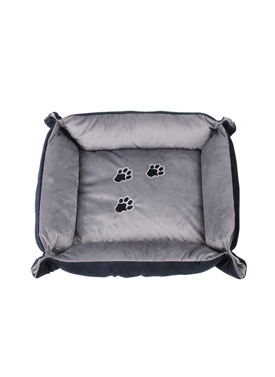 Pawise Cat  Bed with Paws Blue and Grey