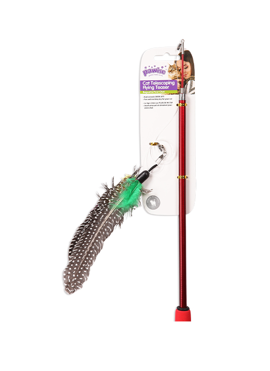 Pawise Cat  Telescoping Flying Teaser