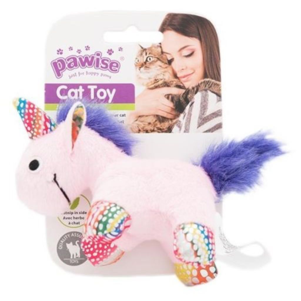 Pawise Cat Toy-Unicorn with Catnip