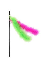 باويز لعبة جذب عيد الميلاد - ذيل أحمر/أخضر