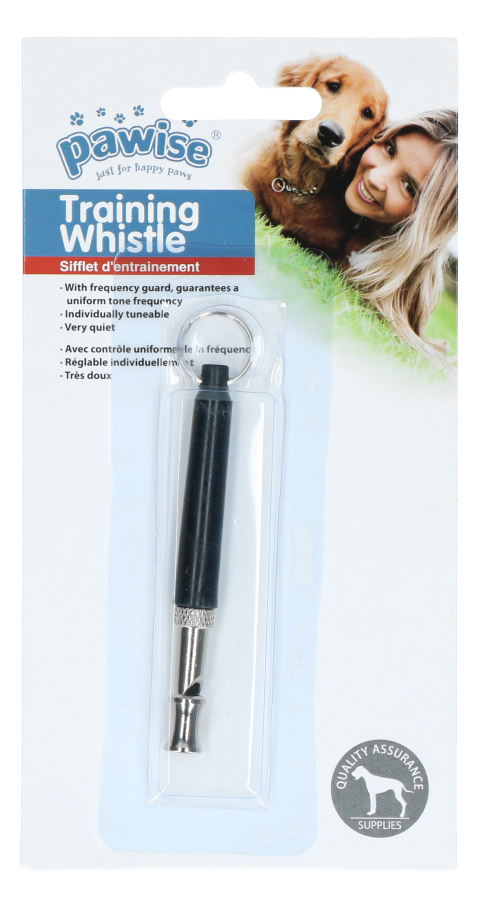 [8886467514265] Pawise Dog Training Whistle Black