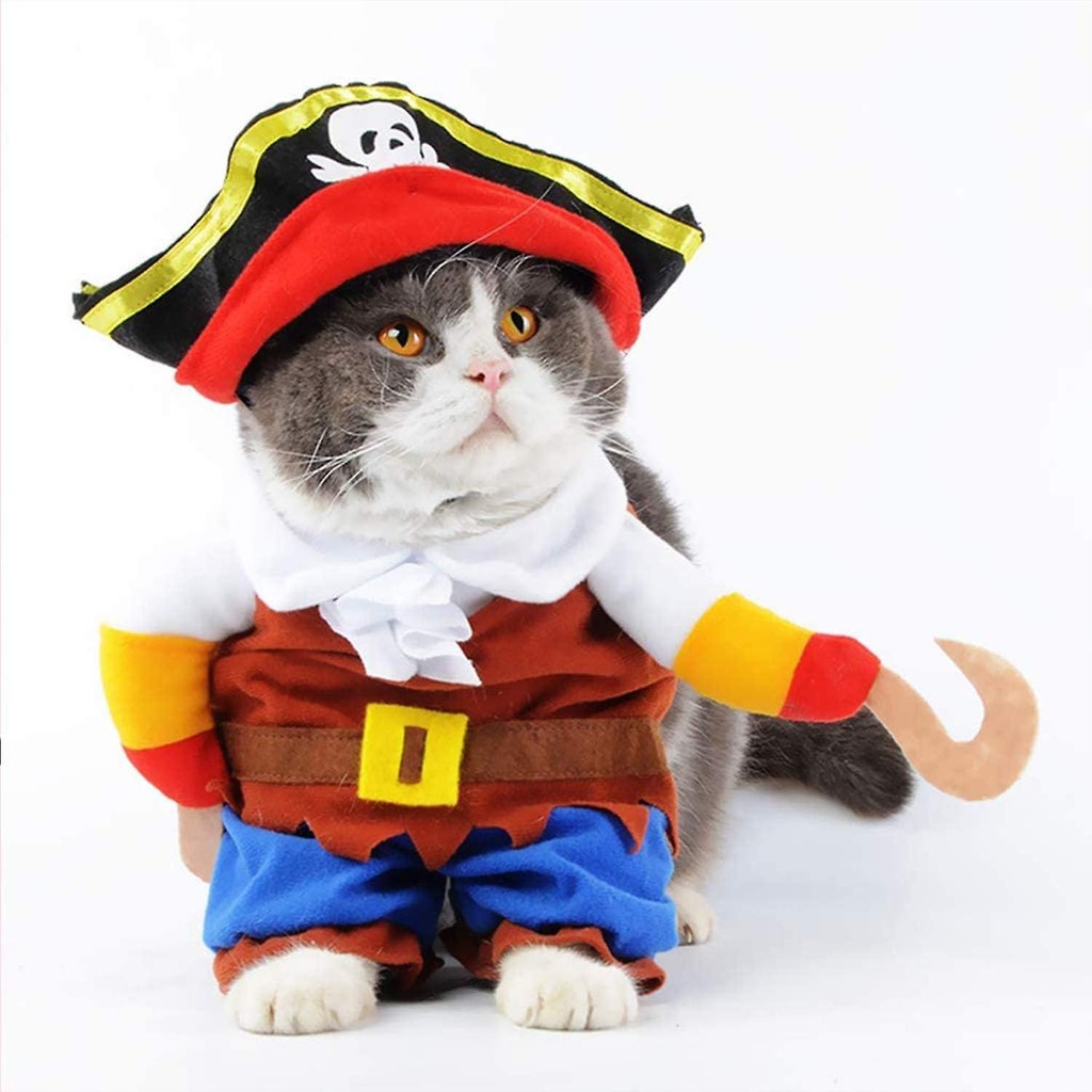 Pet Costume Caribbean Pirate Suit -L