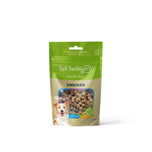 [5206819013414] Pet Interest Tail Swingers Grain Free Chicken Snacks 125g