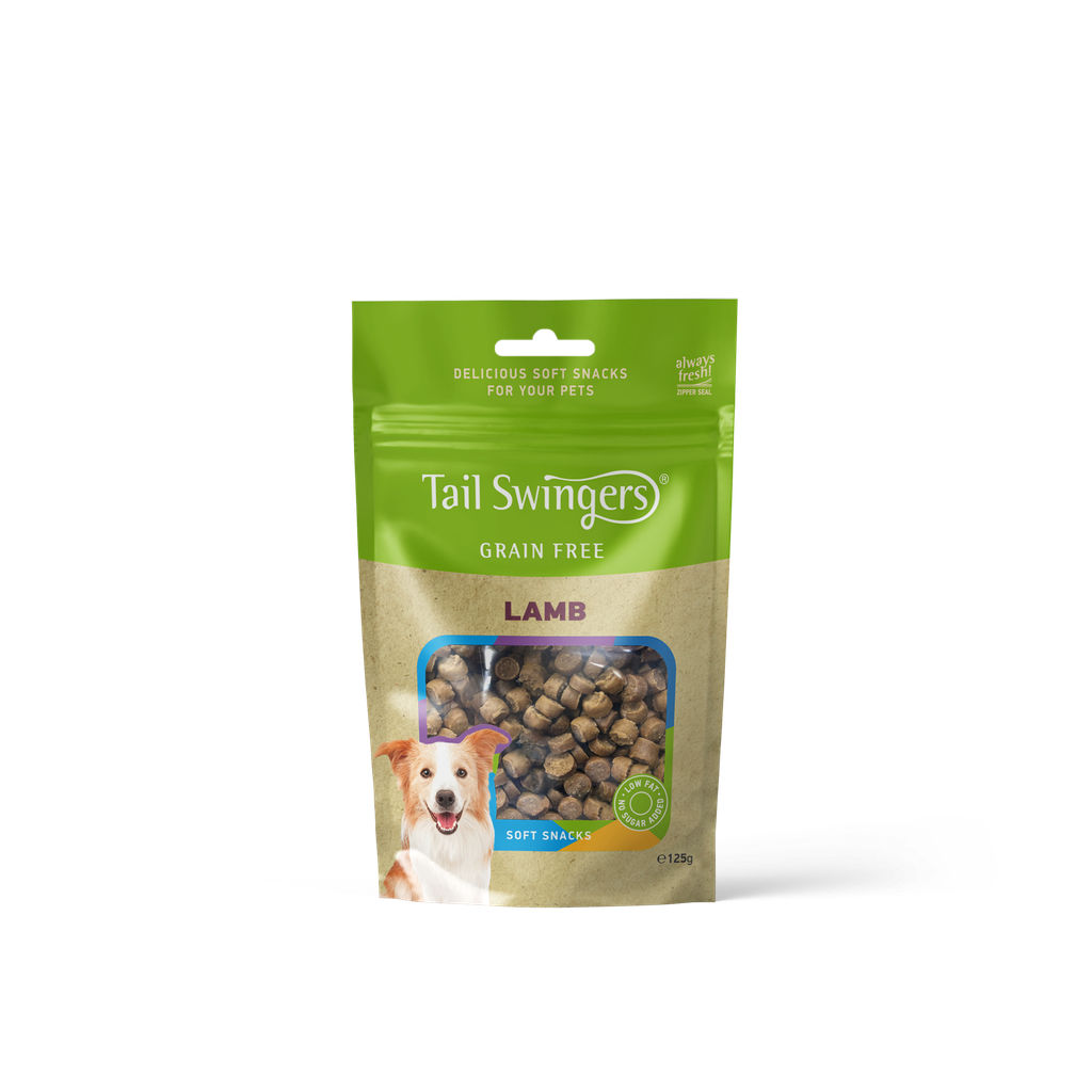 Pet Interest Tail Swingers Grain Free Lamb Snacks 125g