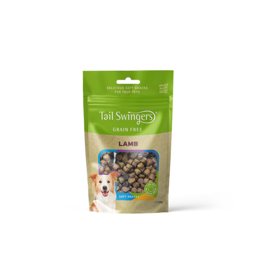 [5206819013421] Pet Interest Tail Swingers Grain Free Lamb Snacks 125g