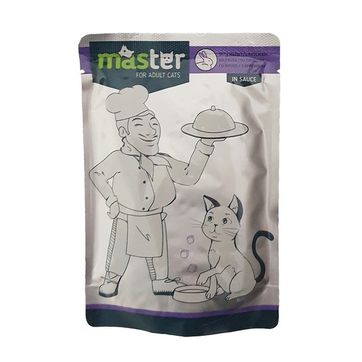 [4820083909085] Pet Interest Master Cat Pouch Rabbit Meat in Sauce 80g