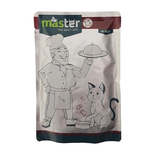 [4820215363976] Pet Interest Master Cat Pouch with Meet in Jelly 80g