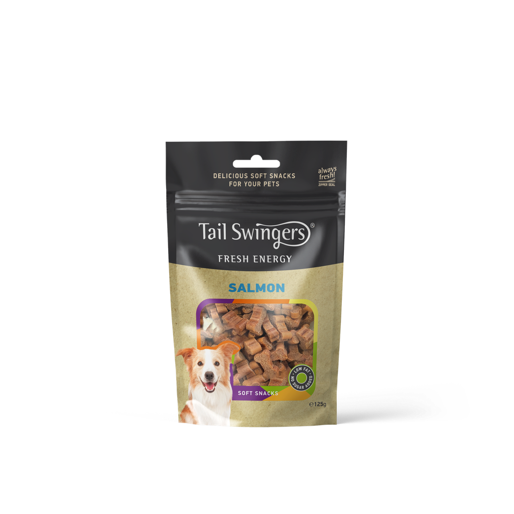 Pet Interest Tail Swingers Fresh Energy Salmon 125g