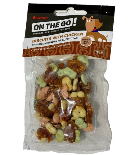 [5206819015111] Pet Interest OTG Biscuits With Chicken 75g for Dogs