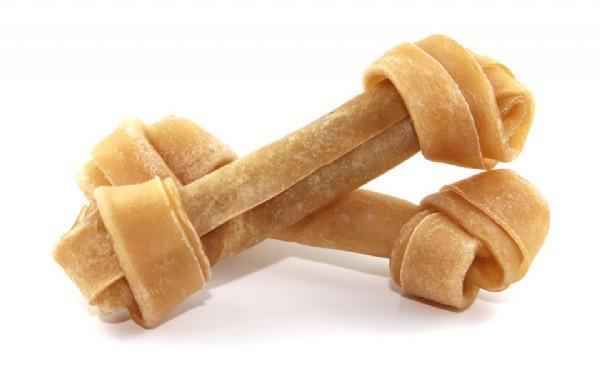 Pet Interest OTG Rawhide Knotted Bone - Natural, 8 x 80–85g (2 pcs) 