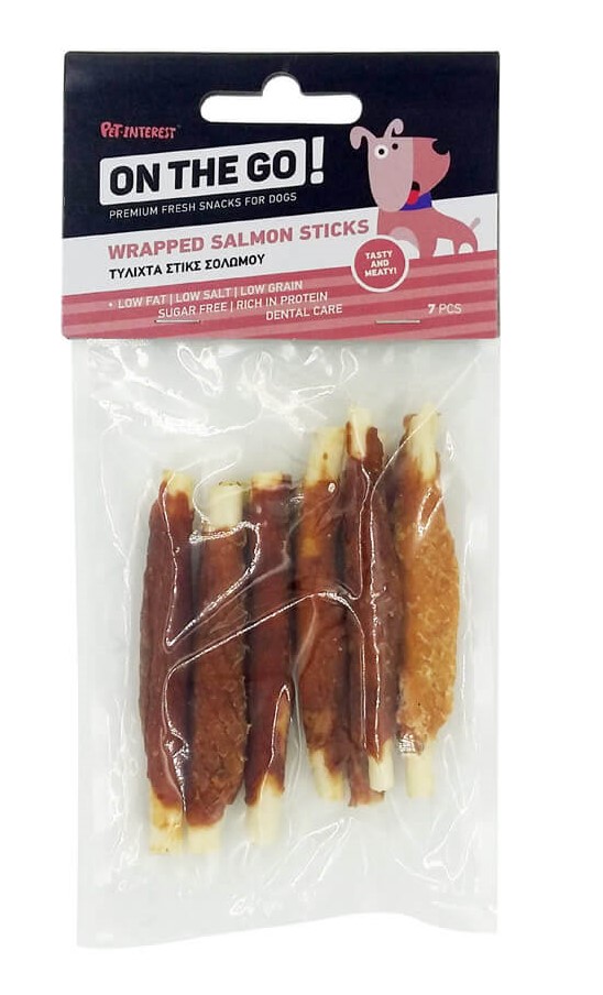 Pet Interest OTG Wrapped Salmon Stick for Dog