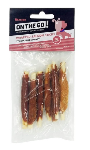 [5206819152335] Pet Interest OTG Wrapped Salmon Stick for Dog (Small)