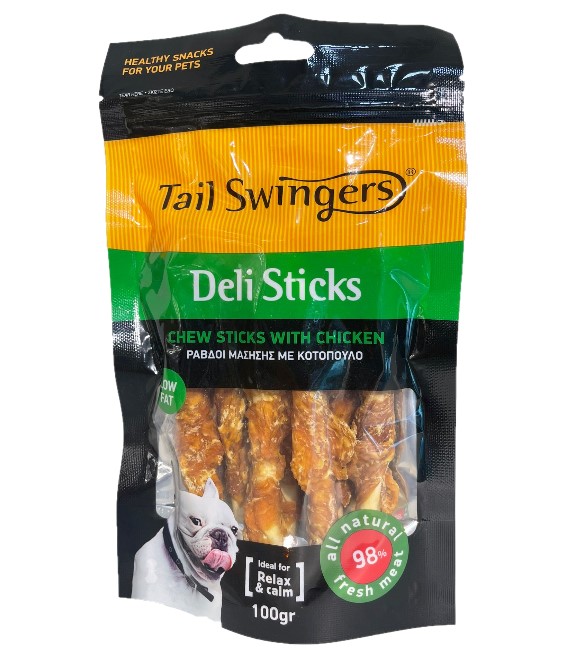 Pet Interest Tail Swingers Deli sticks With Chicken