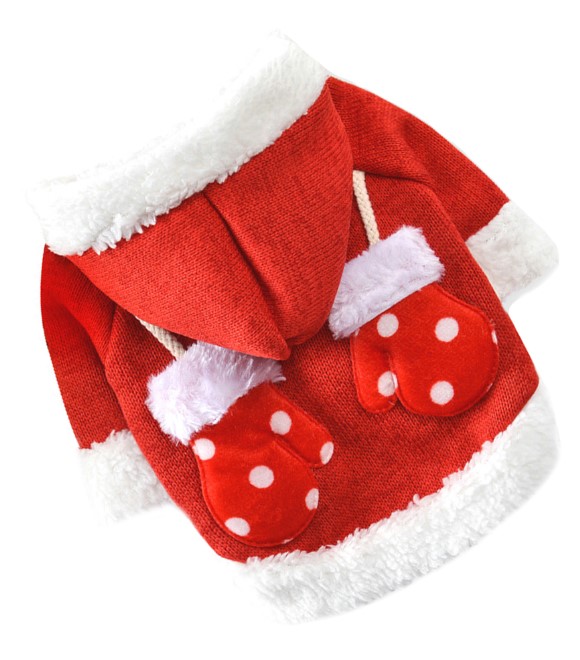 Pets.Love.Earth Christmas Little Red Riding Hood Gloves