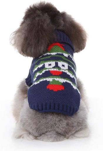 [6083174300194] Pets.Love.Earth Christmas Tree Sweater (XLarge)