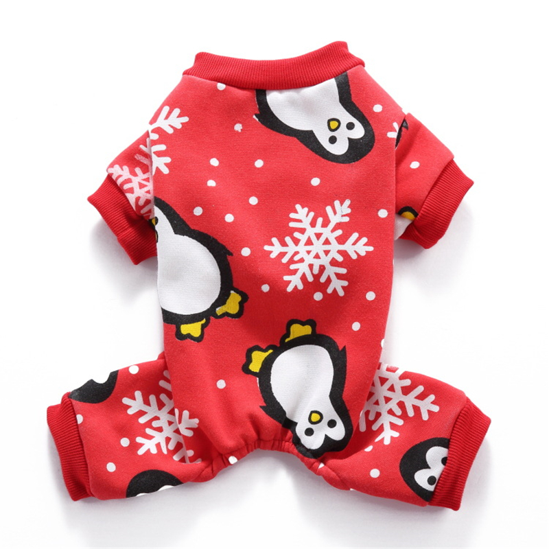 Pets.Love.Earth Christmas snowflake penguin four-legged shirt