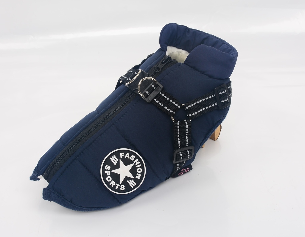 جاكيت بت لوف إيرث مع حزام - أزرق