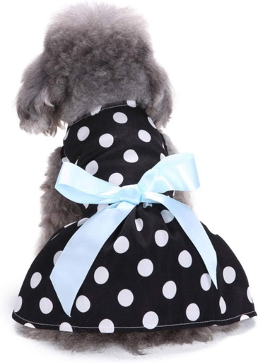 [6083174350991] Pets.Love.Earth Polkadot Cocktail Dress (Medium)