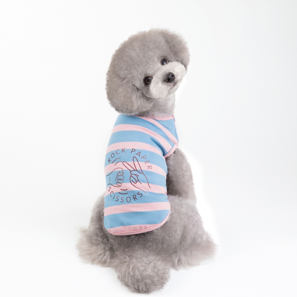 Pets.Love.Earth Rock Paper Scissors Vest Blue