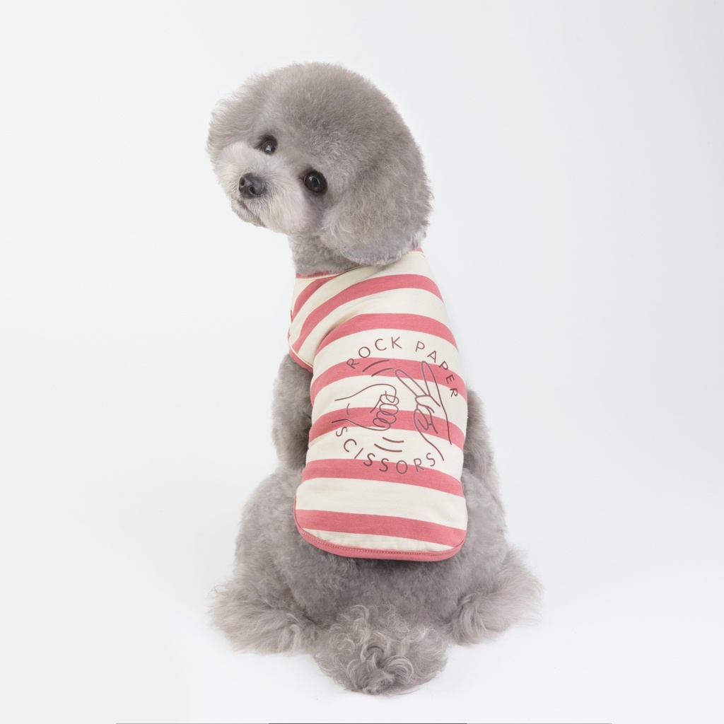 Pets.Love.Earth Rock Paper Scissors Vest Red