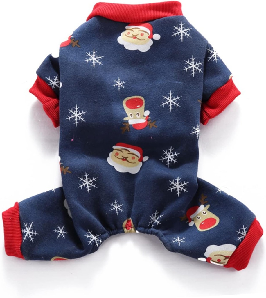 قميص سانتا بأربعة أرجل مع رقاقات ثلج من بت لوف إيرث