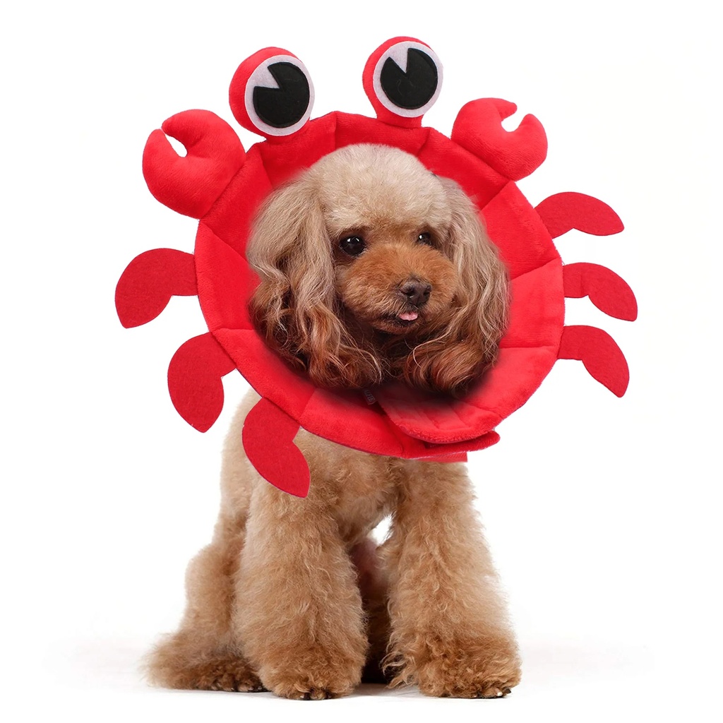 Pets.Love.Earth Soft E-Collar - Crab