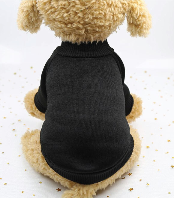 سويتر شتوي باللون الأسود من بت لوف إيرث